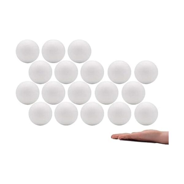 Crafare Bolas de espuma de poliestireno de 2.3 in 18
