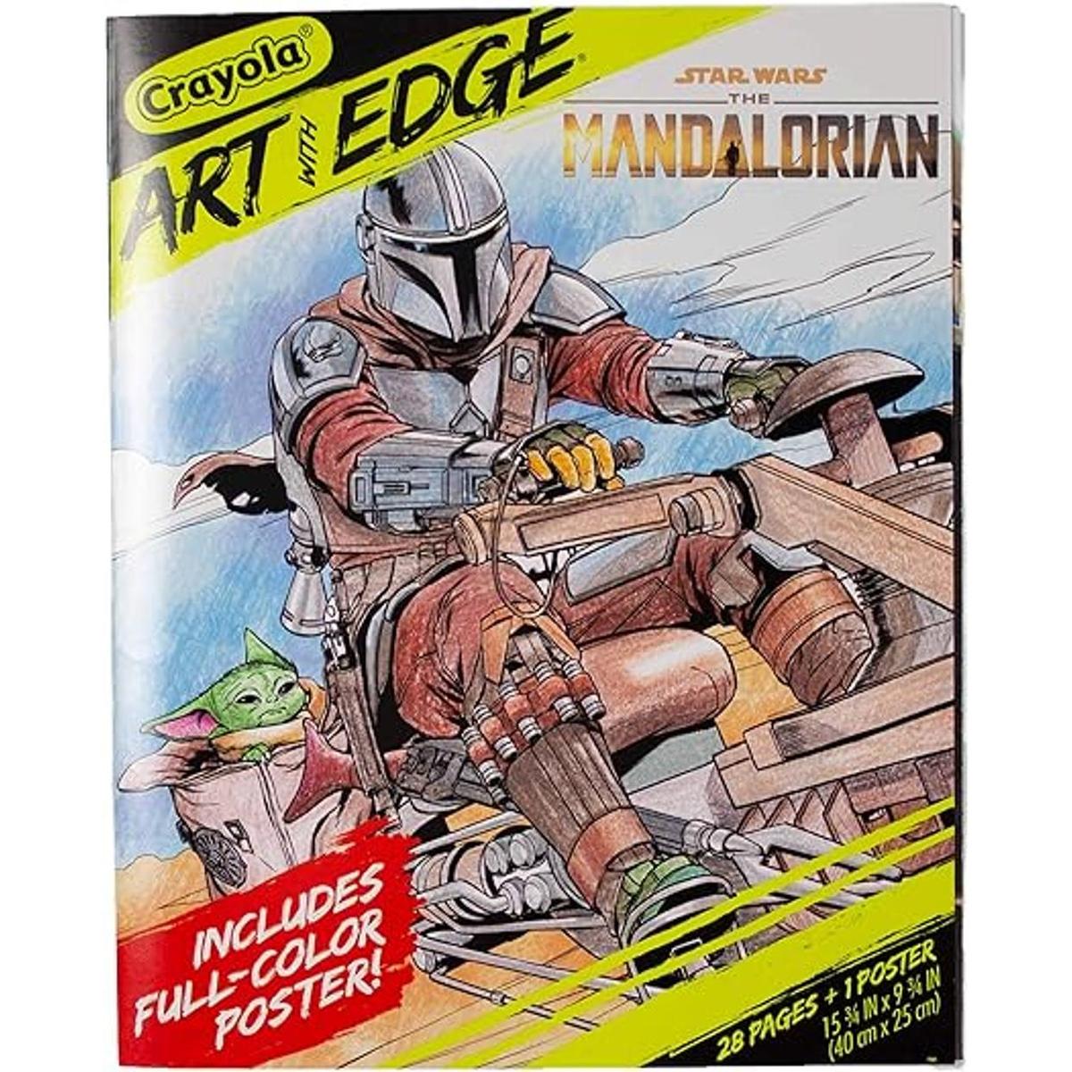 Crayola Libro para colorear mandaloriano con póster