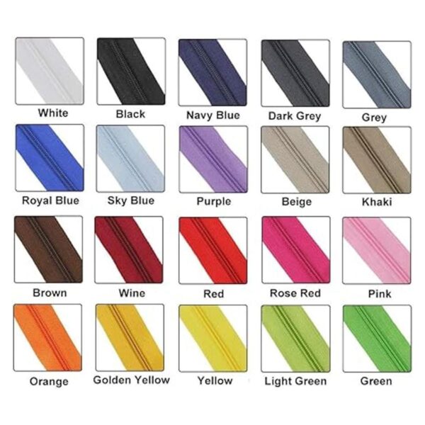 Cremalleras de nailon para bobina CDDLR 100 cremalleras