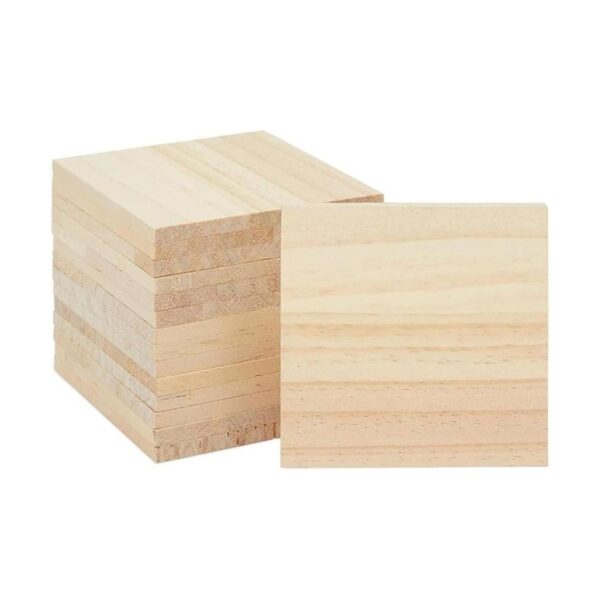 Cuadrados de madera sin terminar de 4 x 4 para_1