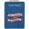 CutePatch Parche bordado para planchar The Future is_3