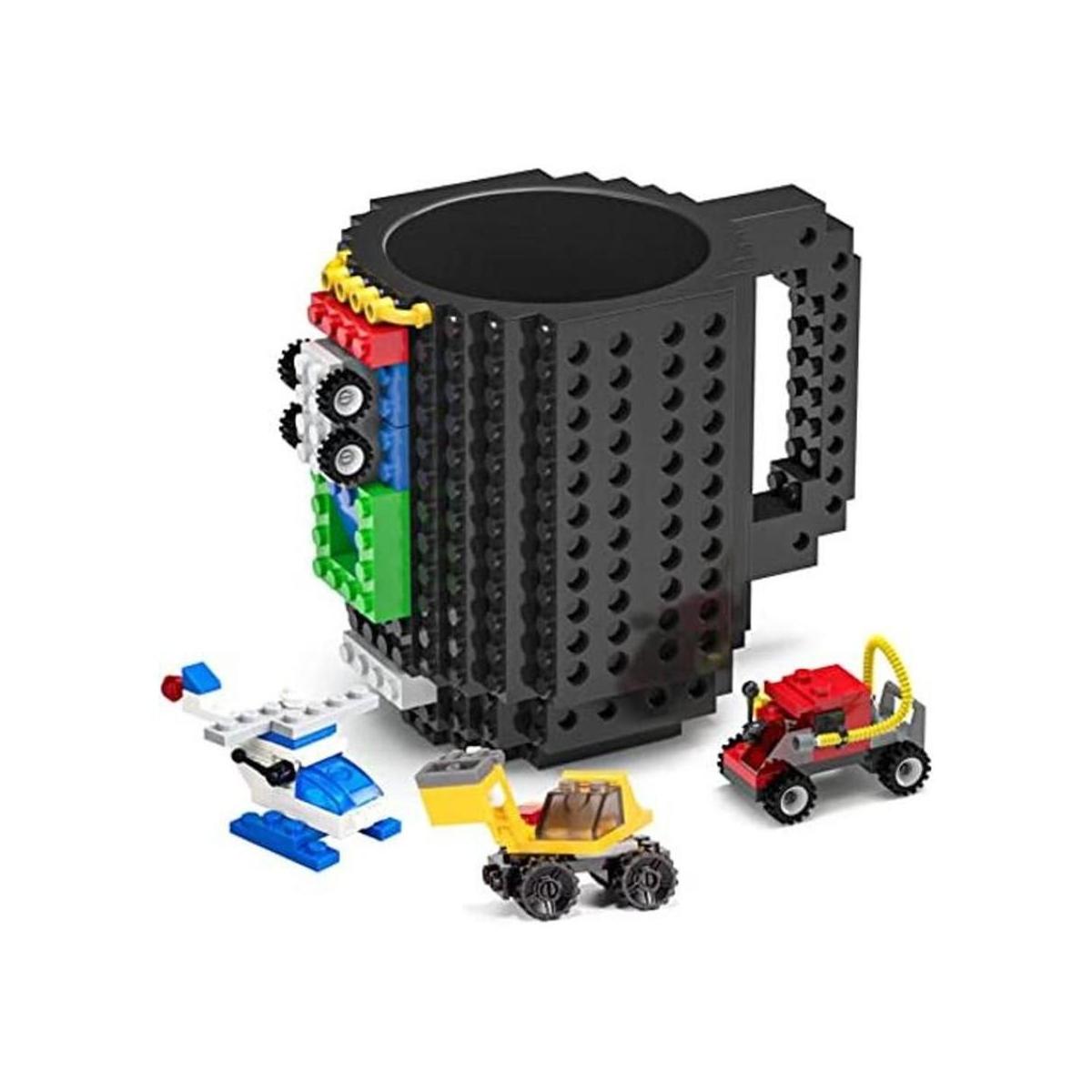 DAYMOO Juego de tazas de ladrillo construido. Tazas de