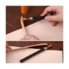 DIUDUS Rotulador de tinte de borde mango de madera acero