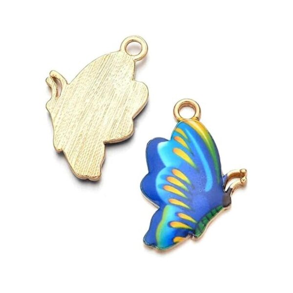 DIYstore 30 dijes de mariposa esmaltados de aleación de_3