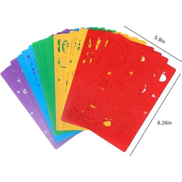 DIYASY Juego de 20 plantillas de dibujo para niños gran