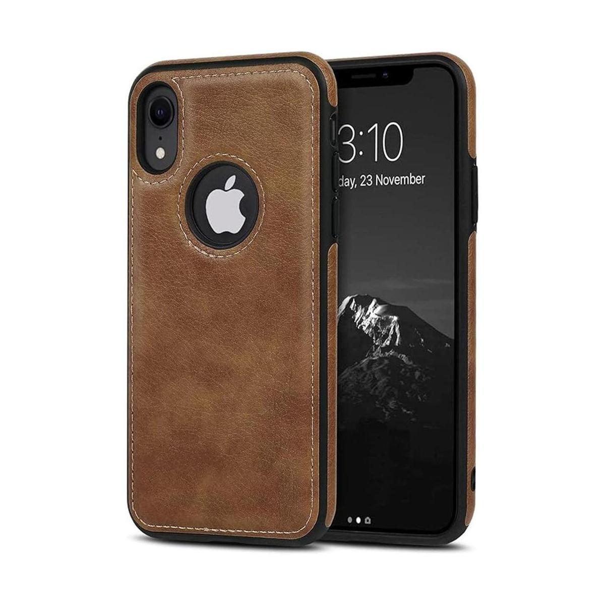DOGODON Diseño compatible con iPhone XR funda de cuero de