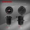 DaierTek Encendedor de cigarrillos de coche de 12 V hembra_3