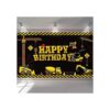 Decoración de feliz cumpleaños de construcción pancarta de_1