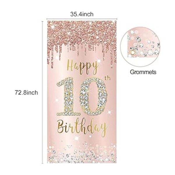 Decoración de telón de fondo para puerta de feliz_2