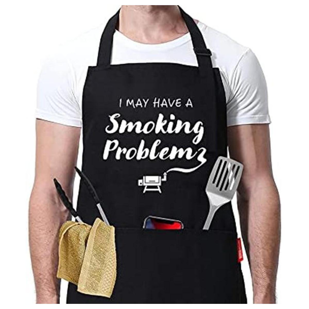Delantal divertido para hombre I May Have a Smoking