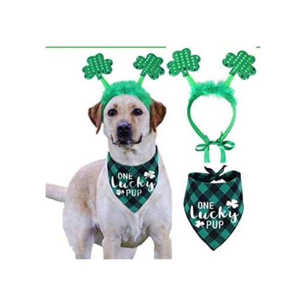 Disfraz de perro del día de San Patricio diadema de_1