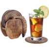 Divit Posavasos de madera para bebidas ecológicos_1