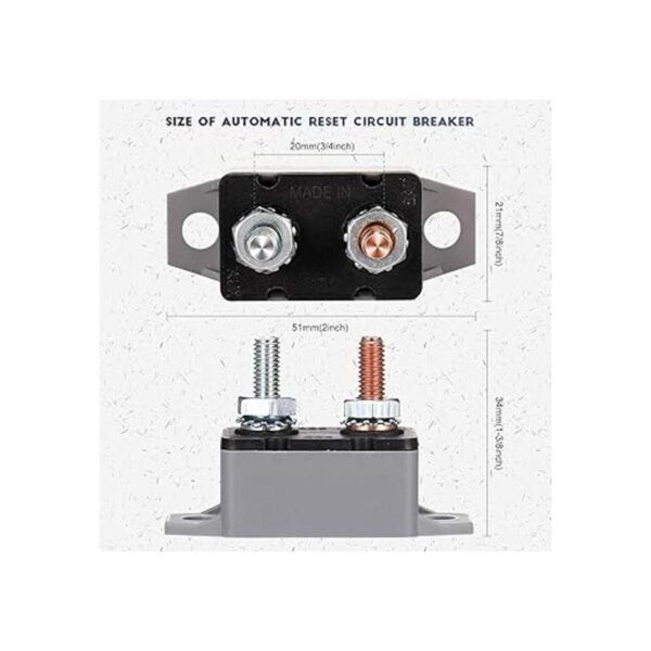 Disyuntor automático de reinicio automático de 4 piezas de_3