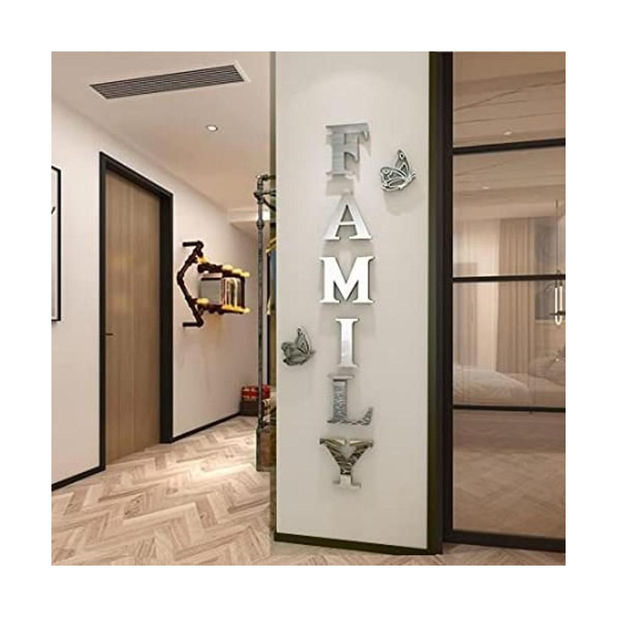 Doeean Letreros de acrílico para decoración de pared