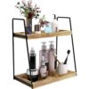 Dorhors Organizador de encimera de baño de 2 niveles_1