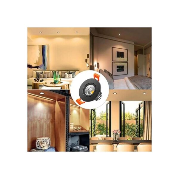 Downlight LED de 2 pulgadas iluminación empotrada de 3 W_4