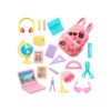 ENOCHT 19 piezas de accesorios escolares para muñecas de_4