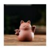 EatingBiting Chinese Zisha Tea Pet Maneki Neko Lucky