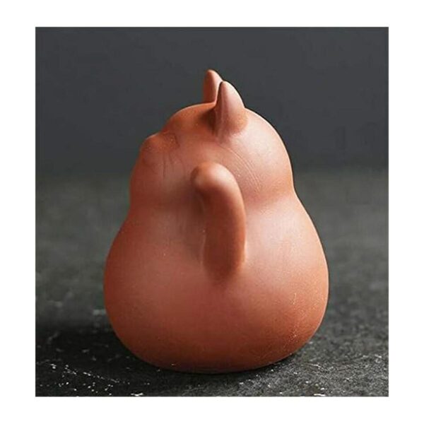 EatingBiting Chinese Zisha Tea Pet Maneki Neko Lucky