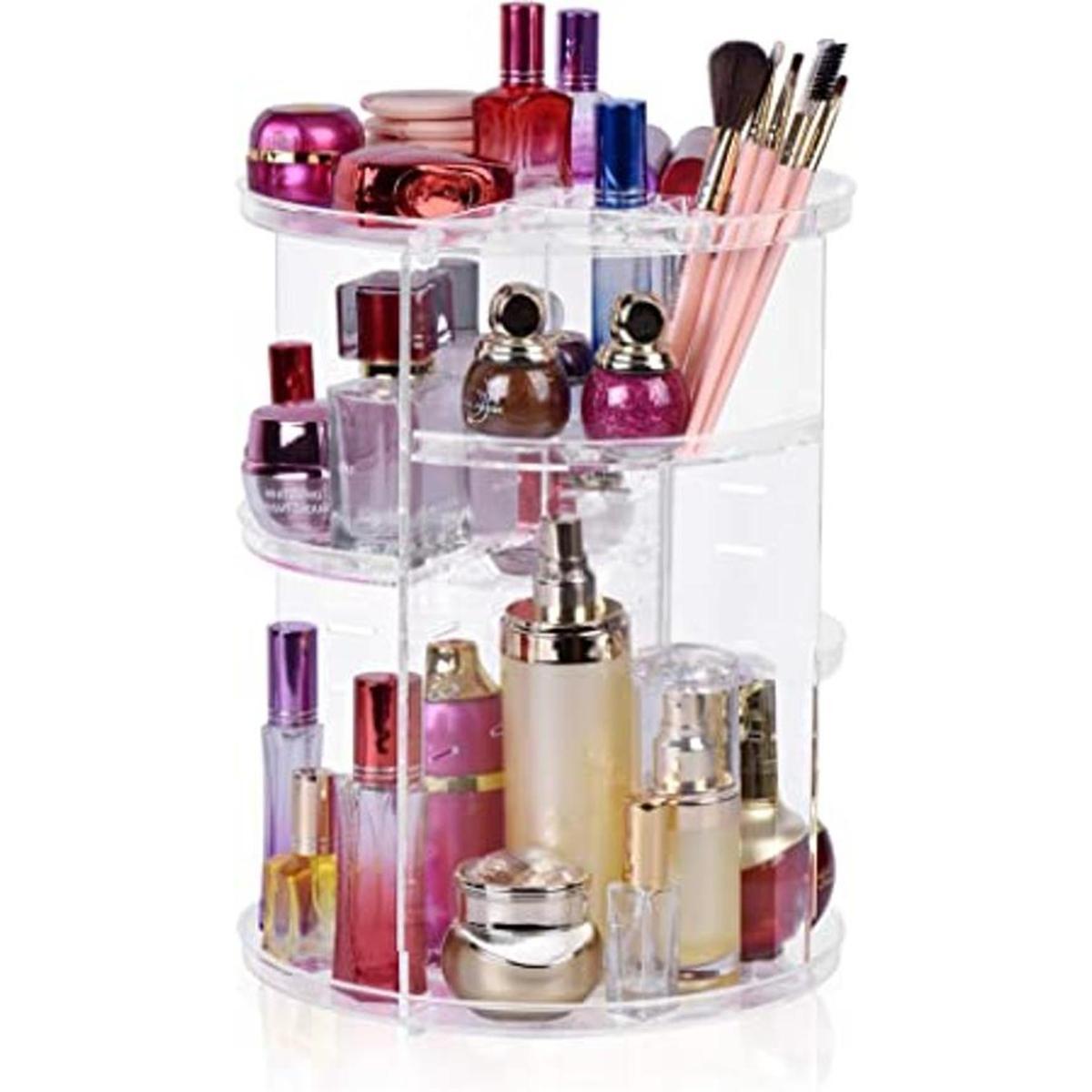 Easyhouse Organizador de maquillaje giratorio de 360