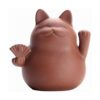 EatingBiting Chinese Zisha Tea Pet Maneki Neko Lucky