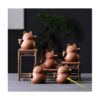EatingBiting Chinese Zisha Tea Pet Maneki Neko Lucky