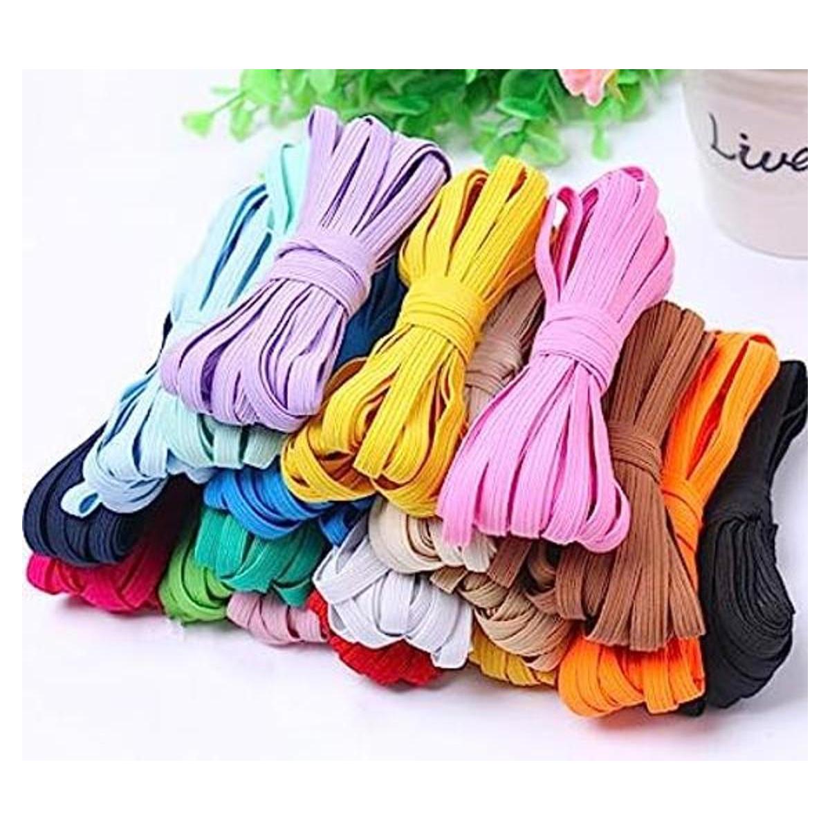 Elastic Bands Phinicco 16 Colors 52 Yards 14 Inch Elastic