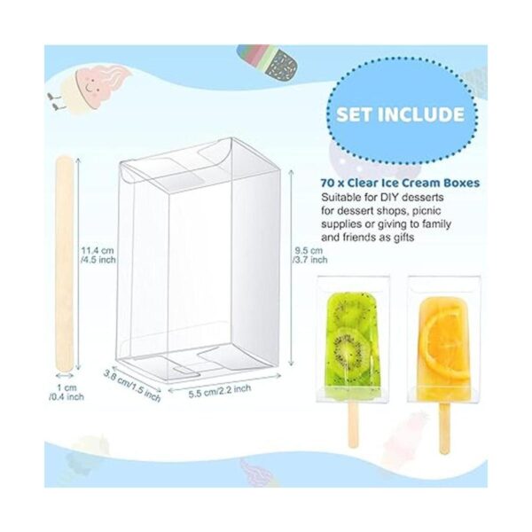 El juego de 50 cajas para pasteles de helado incluye 25_2