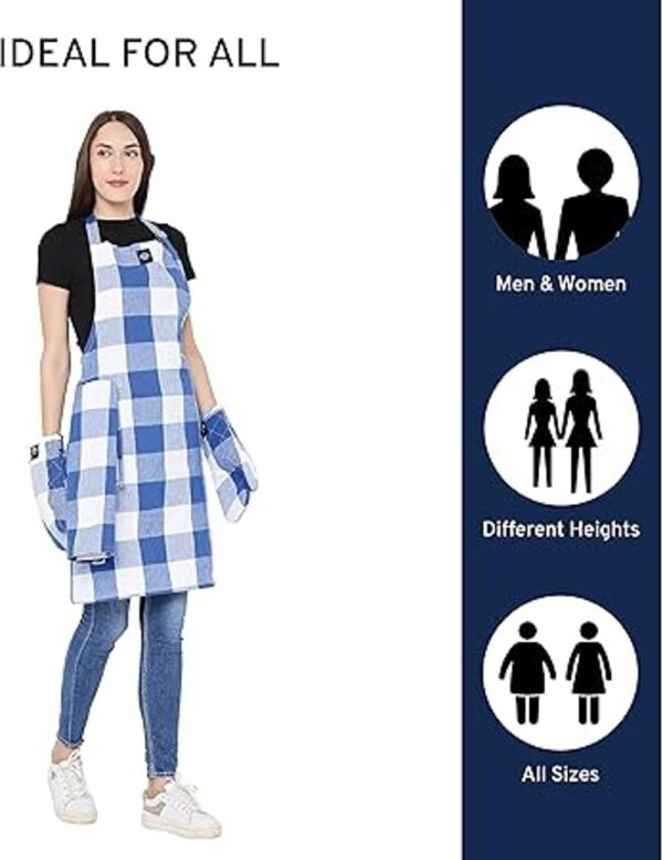 Encasa Homes Delantal guantes de horno colecciones de