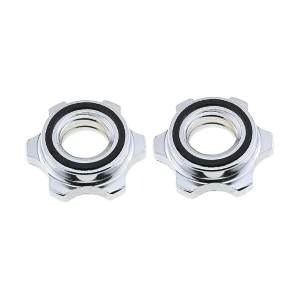 Eoutstanding Barbells Hex Nut 2PCS 1nch0.984 in Spin Lock_1