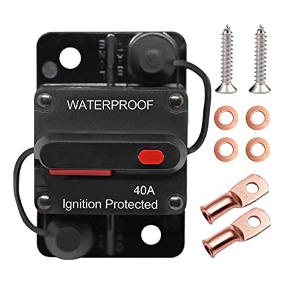 Erayco Disyuntor de 40 amperios con reinicio manual