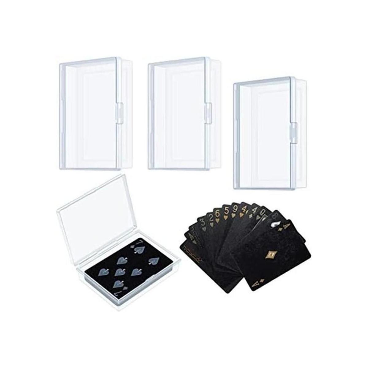 Estuche de 3 piezas para cartas de juego caja de