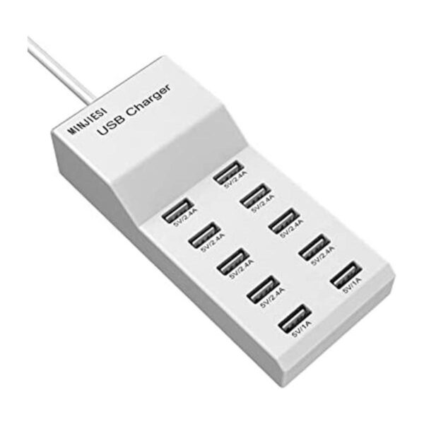 Estaciones de carga USB 60w12A 10 puertos múltiples_1