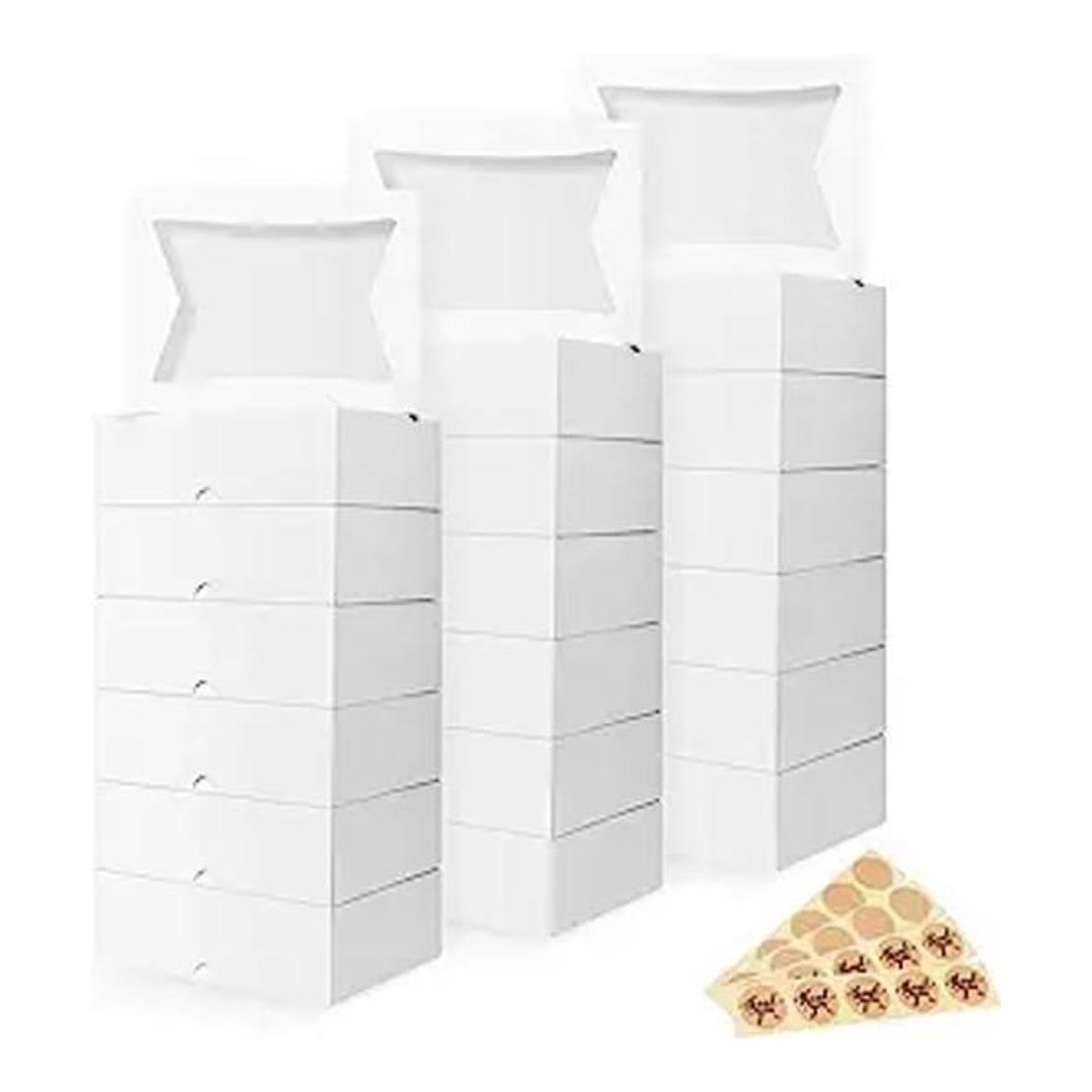 Eupako Cajas de galletas de 8 x 6 x 2.5 pulgadas con