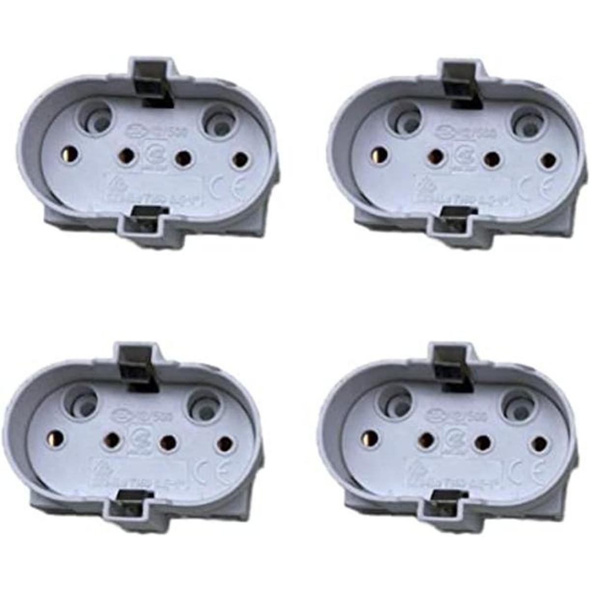 Ezfit 2G11 Portafolios de 4 pines LED CFL 2G11 base de