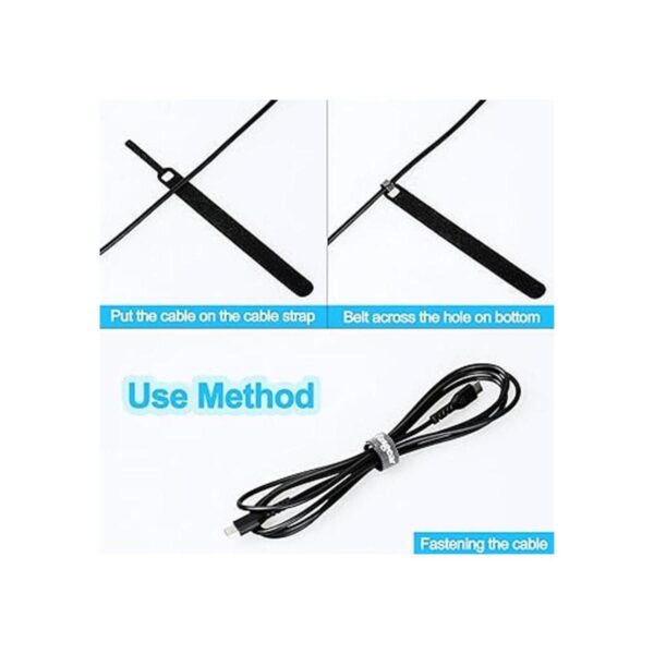 Fasgear Bridas de cable reutilizables correa de cable_3