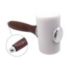 Fbshicung Martillo tallado de cuero mazo de cuero para_3
