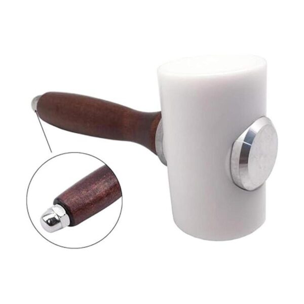 Fbshicung Martillo tallado de cuero mazo de cuero para_3