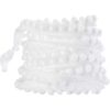 Flecos de bola con borde de pompones cinta para coser_1