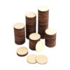 Foraineam 400 piezas de 1.0 in de madera sin terminar_4