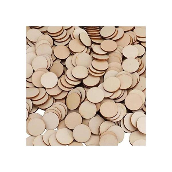 Foraineam 400 piezas de 1.0 in de madera sin terminar_1
