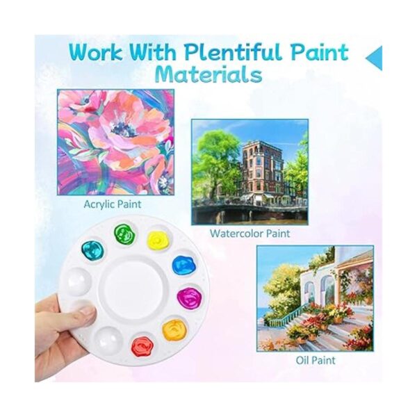Fstaor Paletas de pintura acrílica 20 unidades paletas_3