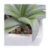 Funarty juego de 5 plantas suculentas artificiales en