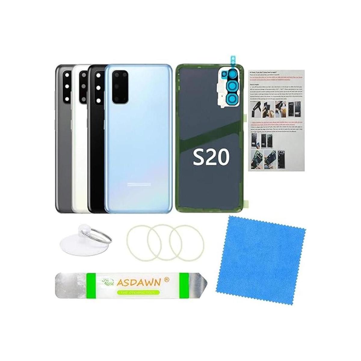 Funda de repuesto para Galaxy S20 con panel trasero de