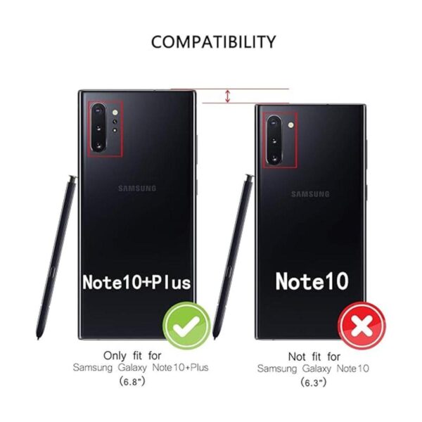 Funda tipo cartera para Samsung Galaxy Note 10 Plus con_4