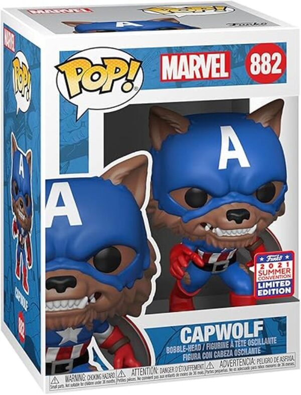 Funko Pop Marvel Year of The Shield Capwolf Amazon_2