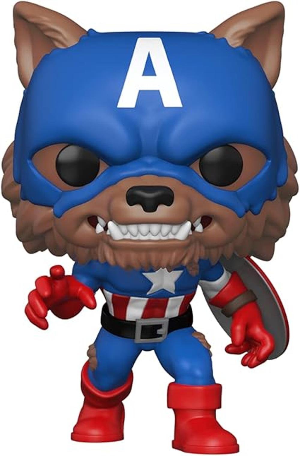 Funko Pop Marvel Year of The Shield Capwolf Amazon