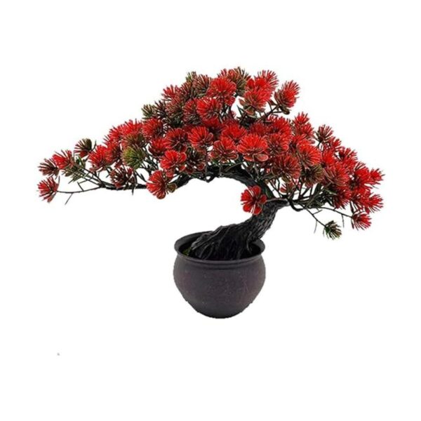Fycooler Plantas artificiales bonsái enebro artificial en