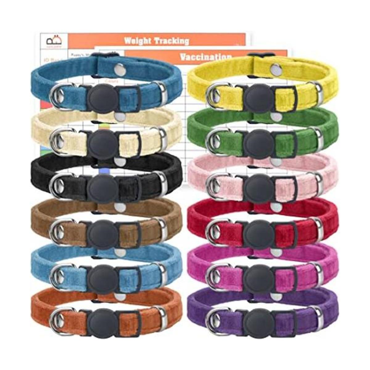 GAMUDA Collares para cachorros de terciopelo súper suave