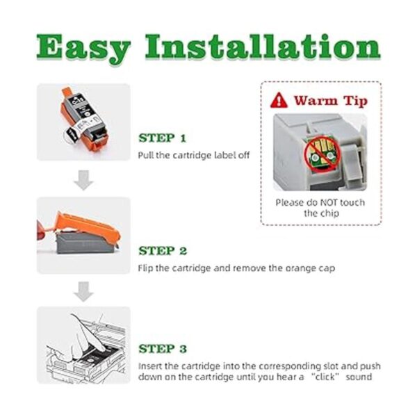 GREENARK Cartucho de tinta compatible para Canon PGI35